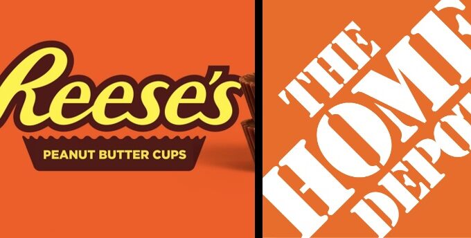 Reese's And Home Depot Orange Logos